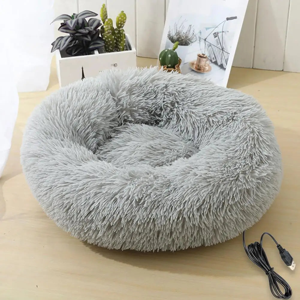 Washable Heated Cat Bed with USB