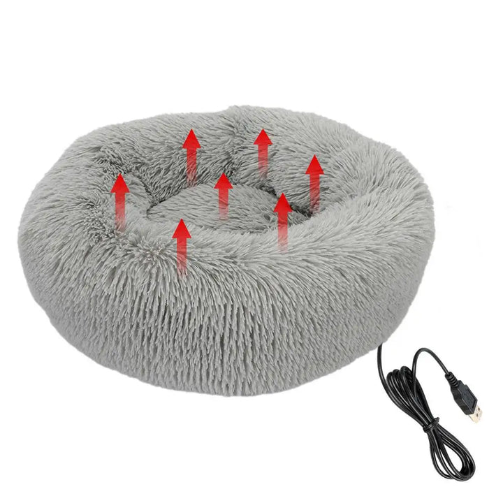 Washable Heated Cat Bed with USB