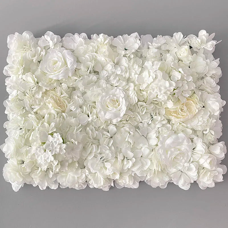 Aritificial Silk Rose Flower Wall Panels Wall Decoration Flowers