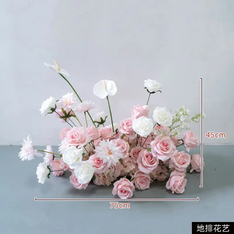 Pink Wedding Decoration Flower Arrangementwall