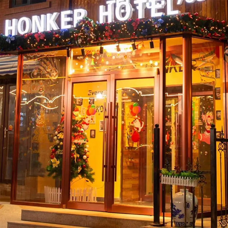 Artificial Christmas Garland with LED Lights