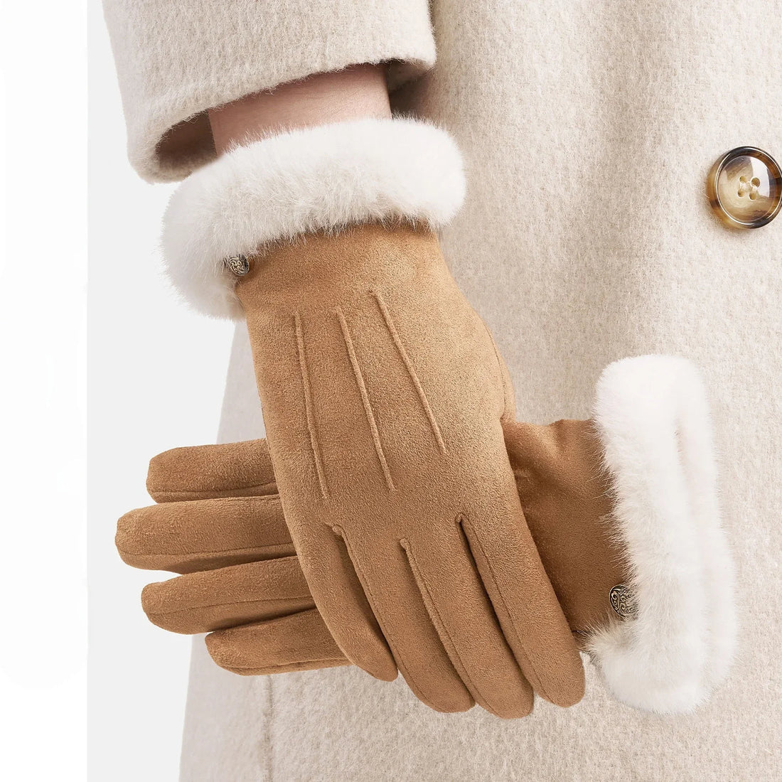 Premium Furry Gloves: A Couples' Winter Gift