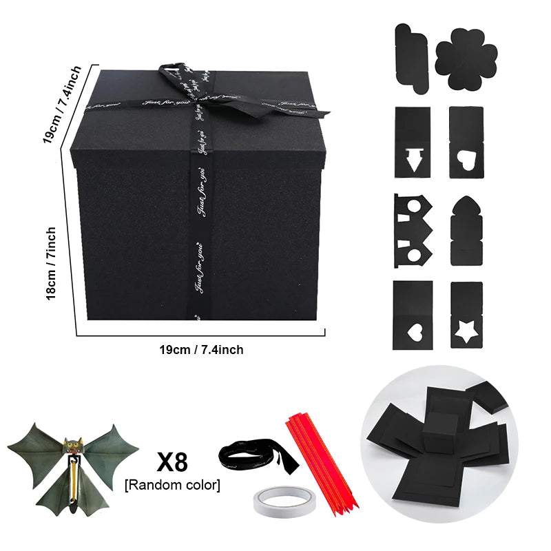 Creative Holiday Gift Box with Flying Butterfly