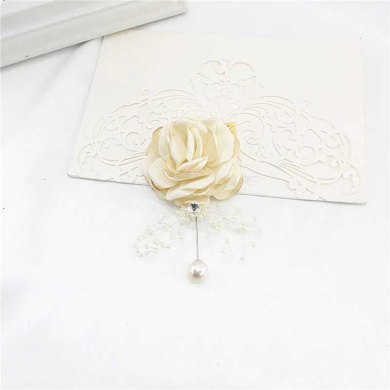 Girls Bridesmaid Wrist Flower Wedding Prom Party