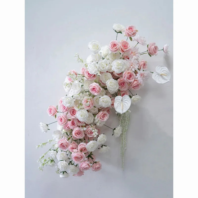 Pink Wedding Decoration Flower Arrangementwall