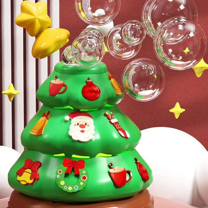 Christmas Tree Music Box Bubble Machine Gift