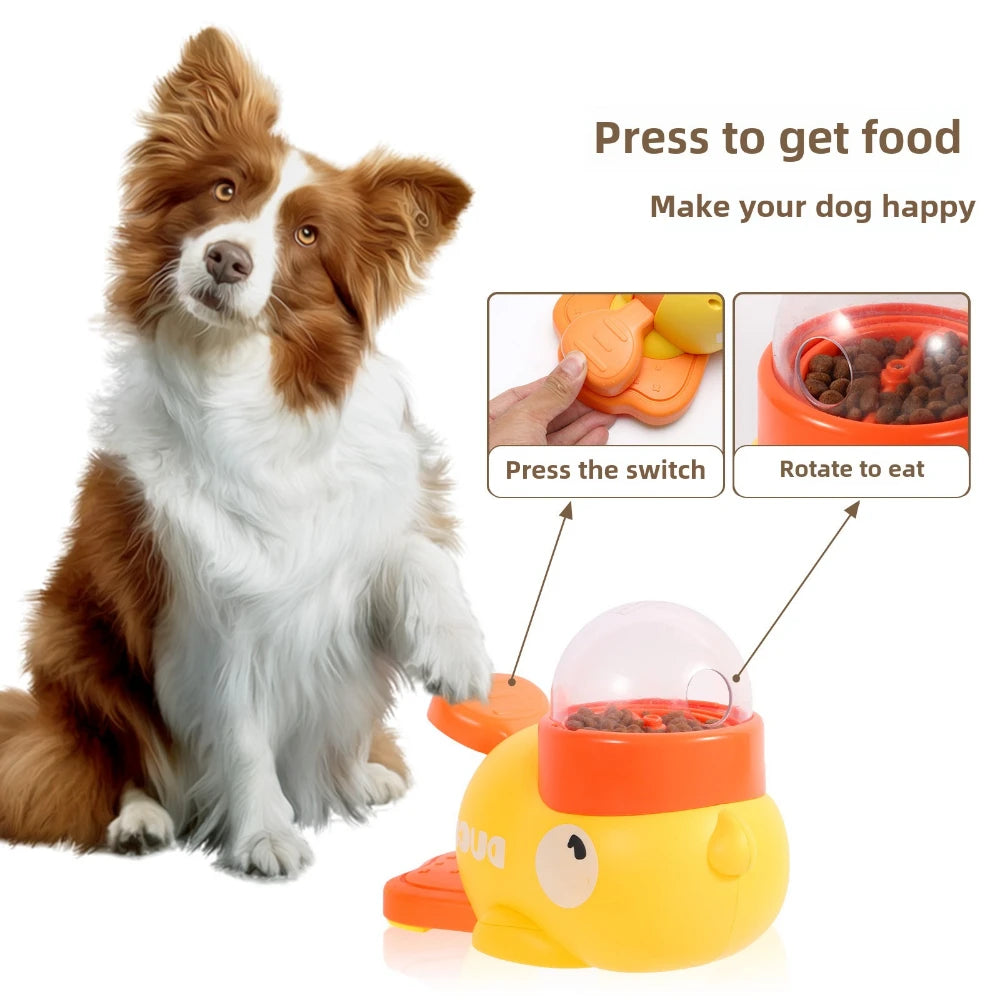 Pet Snack Feeder Dog Food Dispenser Automatic Feeder