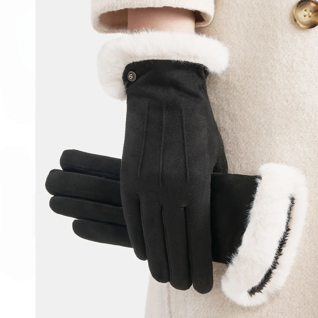 Premium Furry Gloves: A Couples' Winter Gift