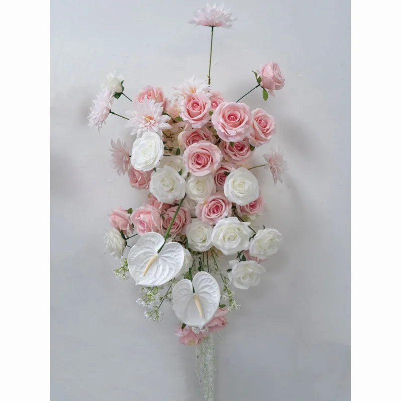 Pink Wedding Decoration Flower Arrangementwall