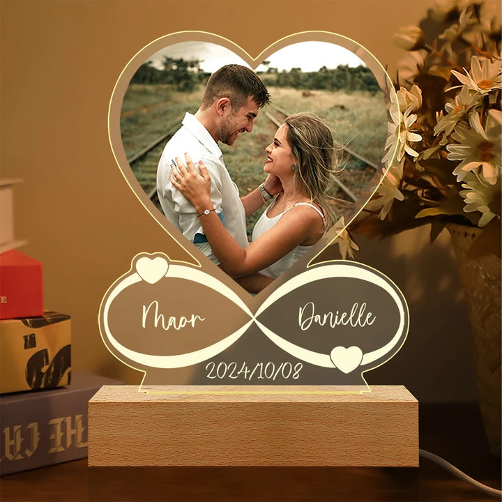 Anniversary Women Men Couples Gifts Custom Photo