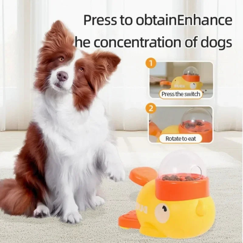 "Duck-shaped Pet Feeder - Eco-friendly Design