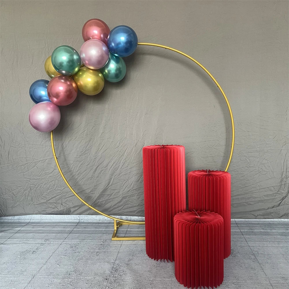 Cylindrical Paper Folding Wedding Flower Road Ornament