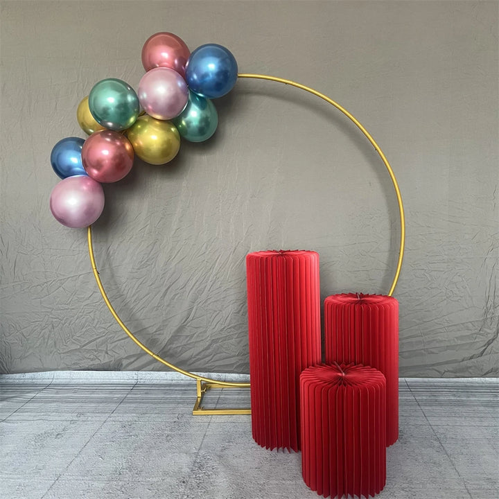 Cylindrical Paper Folding Wedding Flower Road Ornament