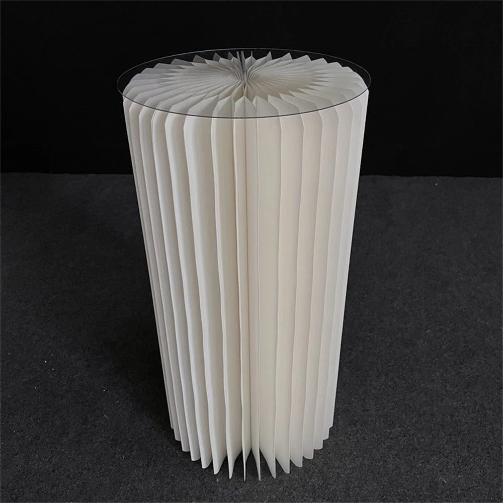 Cylindrical Paper Folding Wedding Flower Road Ornament