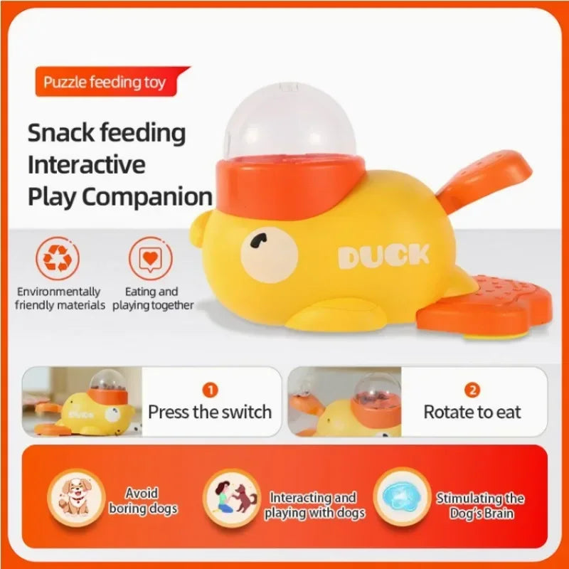 "Duck-shaped Pet Feeder - Eco-friendly Design