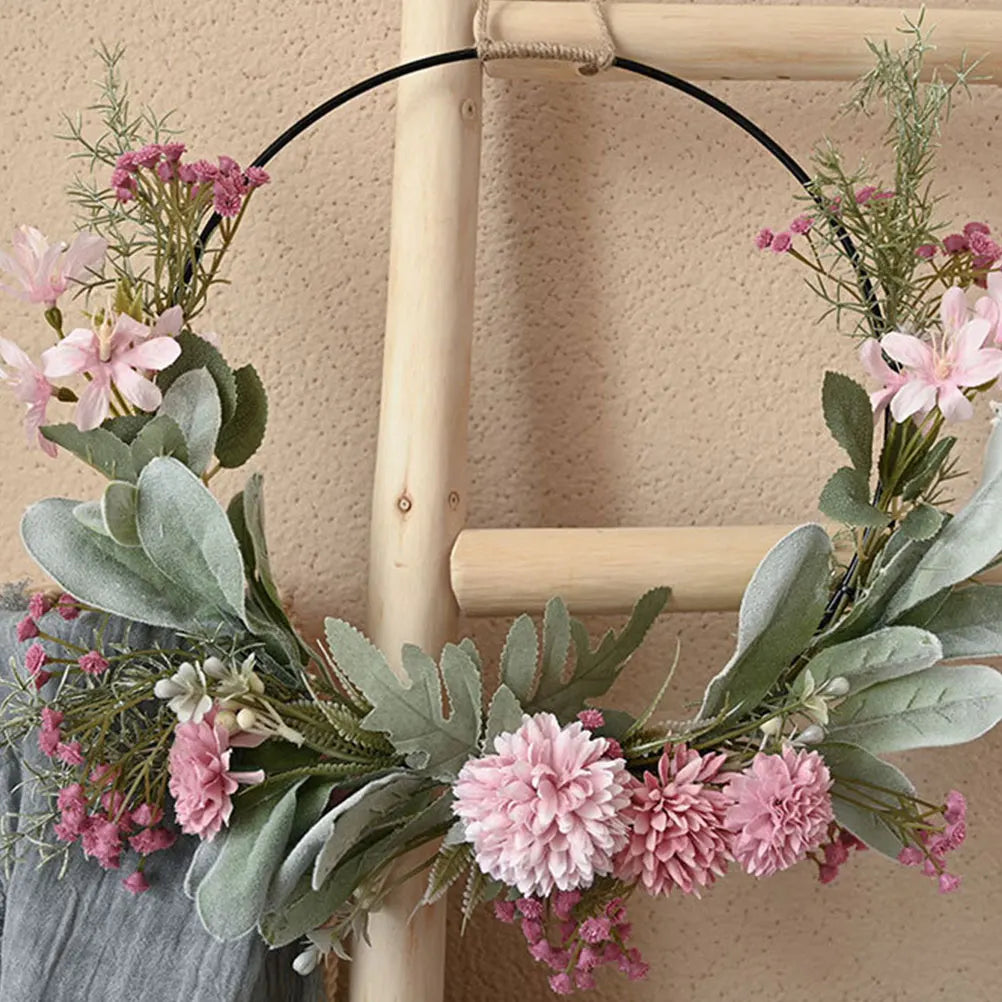 Artificial Garland Wedding Wreath Pendant Door Decor