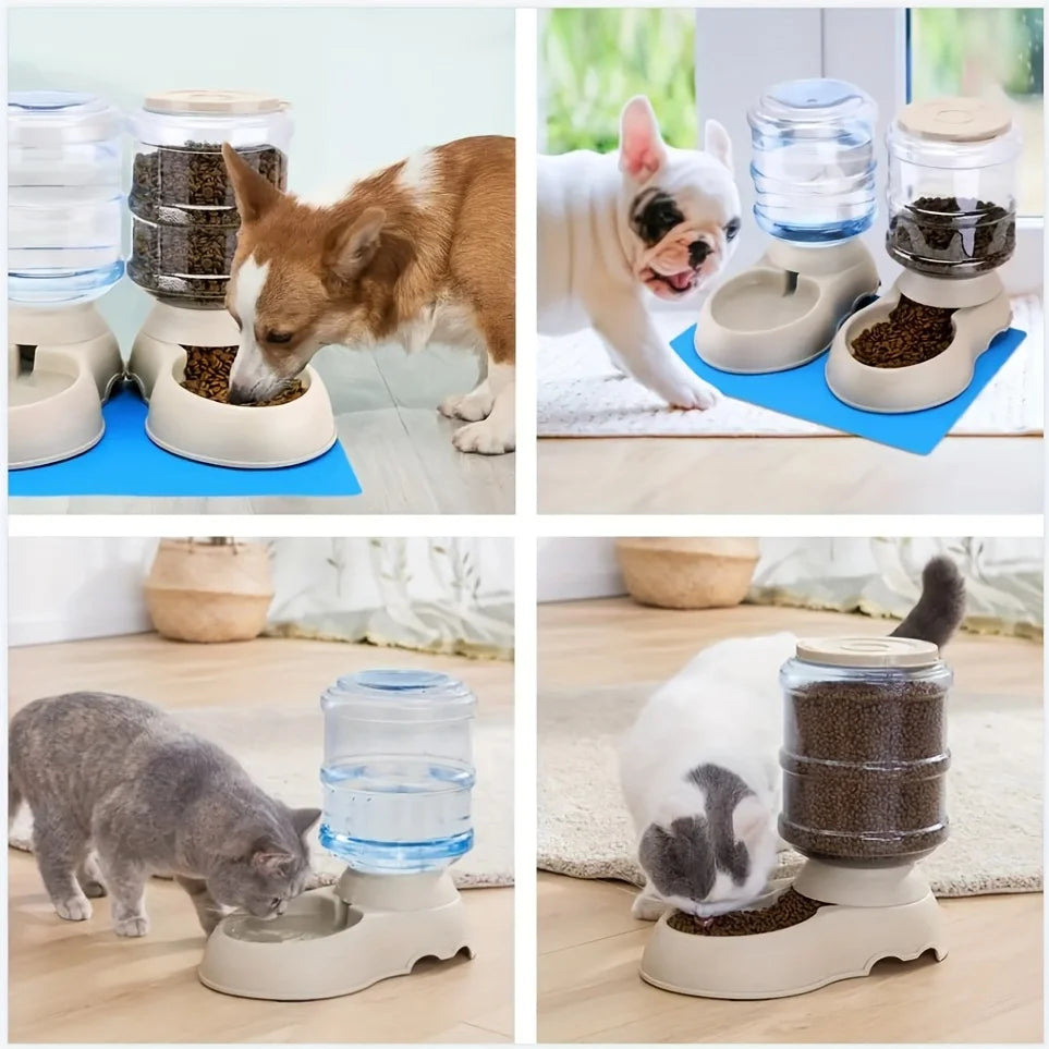 Pet dog and cat water feeding and feeder  can be large