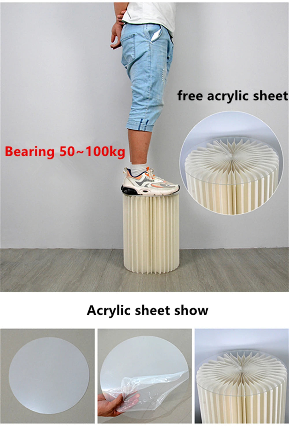 Cylindrical Paper Folding Wedding Flower Road Ornament