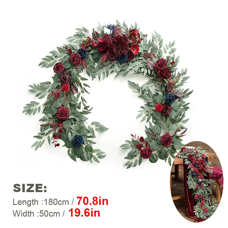 1.8m Artificial Eucalyptus Garland Wedding Runner