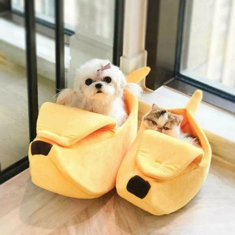 Banana Cat Bed: A Funny, Cozy Pet House