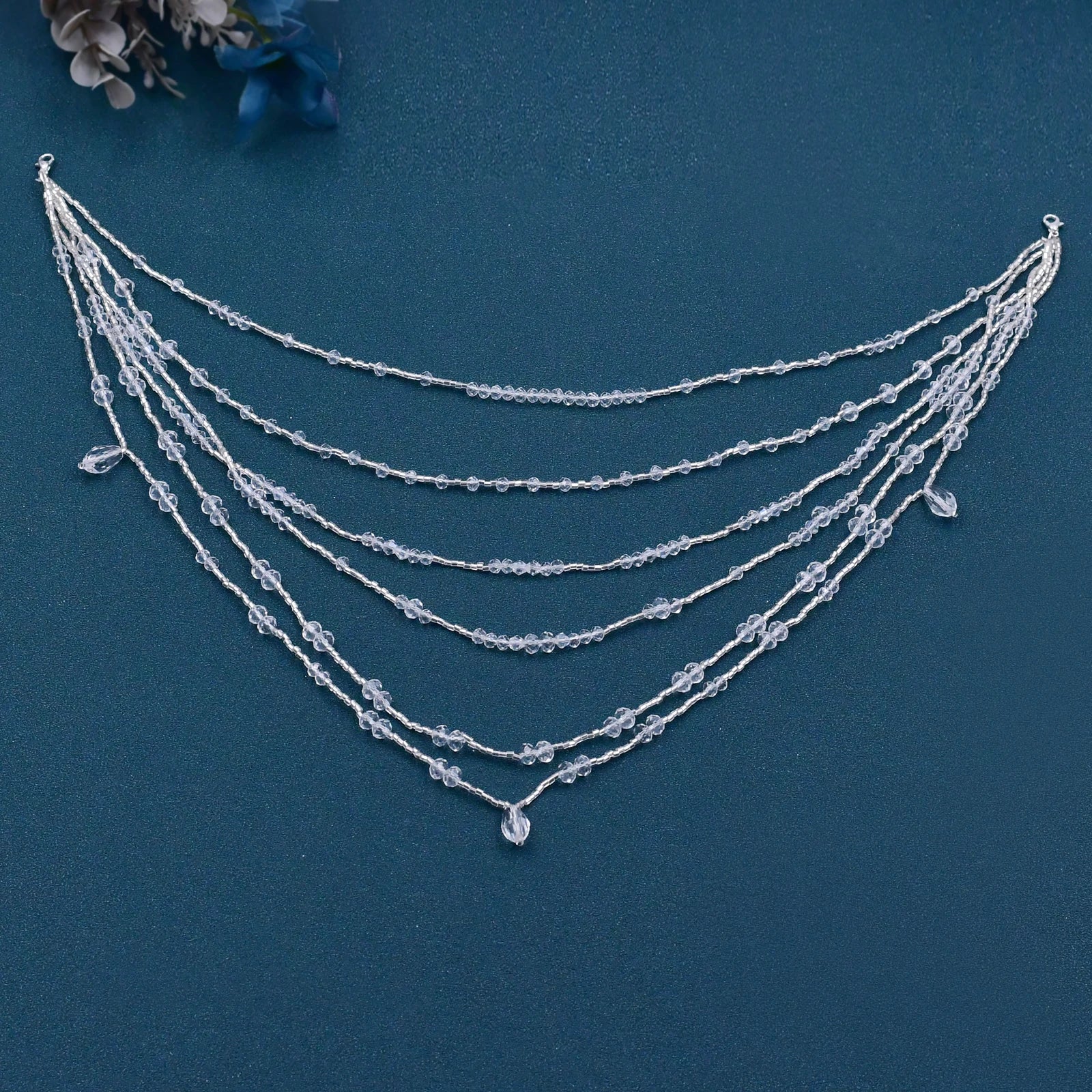 Jewelry Bride Wedding Accessories Crystal Tassel Pendant