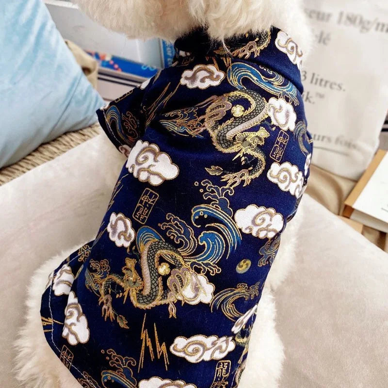 Chinese Style Dog Clothes: New year Gift