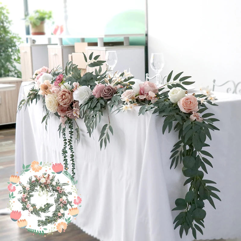 1.8m Artificial Eucalyptus Garland Wedding Runner
