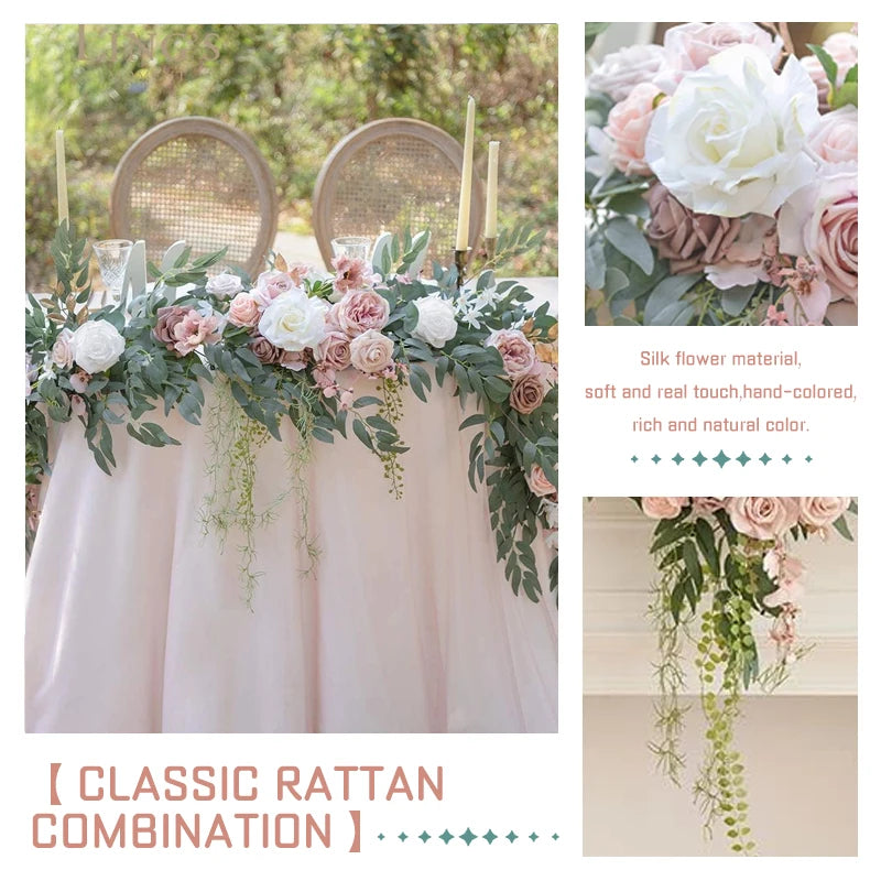 1.8m Artificial Eucalyptus Garland Wedding Runner