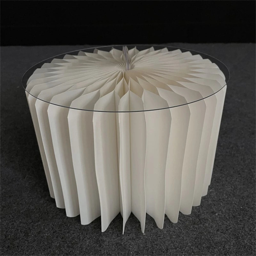 Cylindrical Paper Folding Wedding Flower Road Ornament