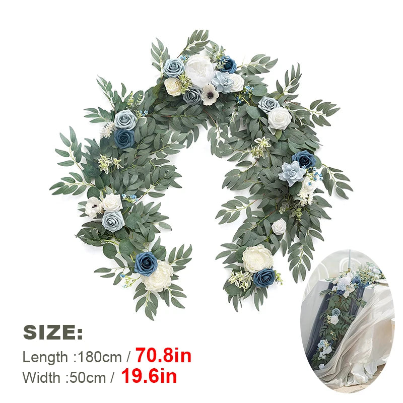 1.8m Artificial Eucalyptus Garland Wedding Runner