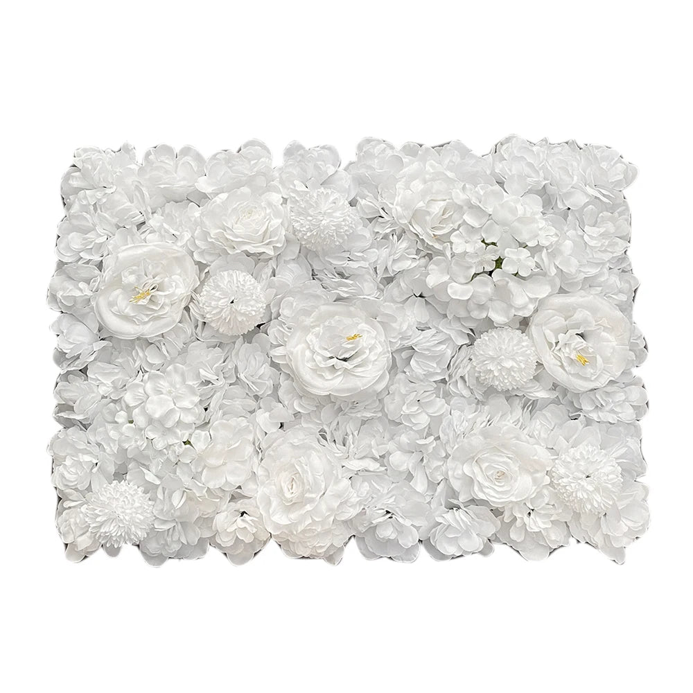 Aritificial Silk Rose Flower Wall Panels Wall Decoration Flowers