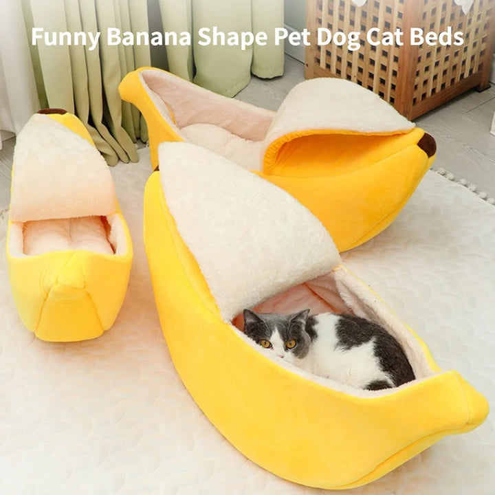 Banana Cat Bed: A Funny, Cozy Pet House