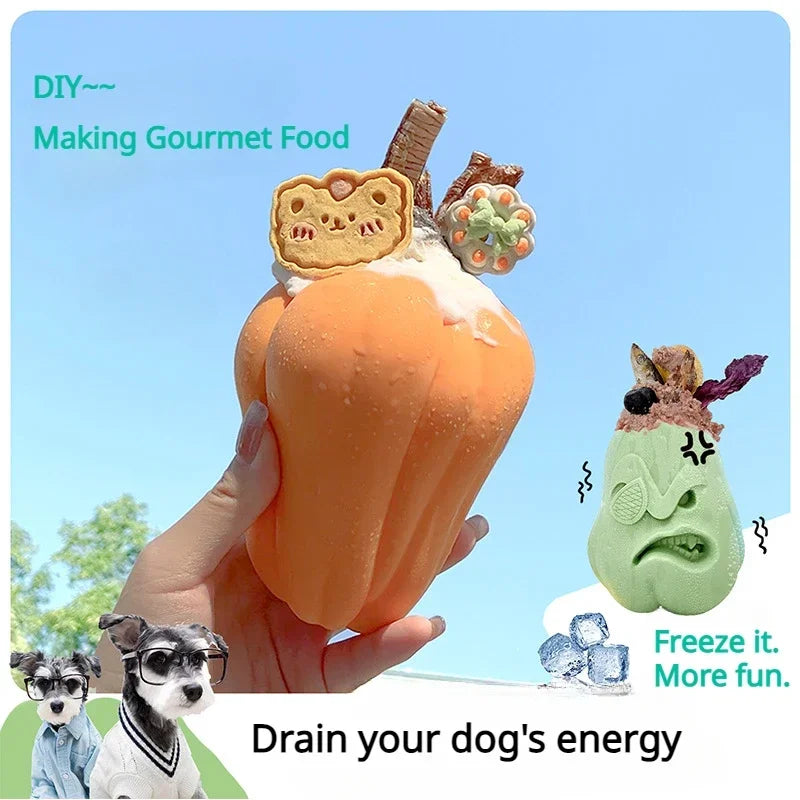 Dog Toys Puzzle Slow Food Leakage Ball Chewing Feeding Toys